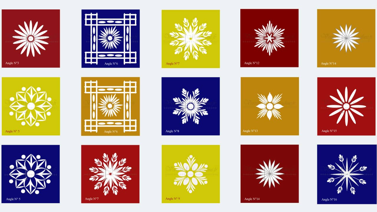 Modèle de gravure sur verre à la main