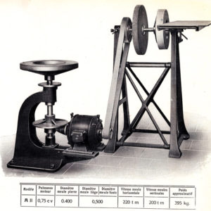ancienne machine de miroiterie