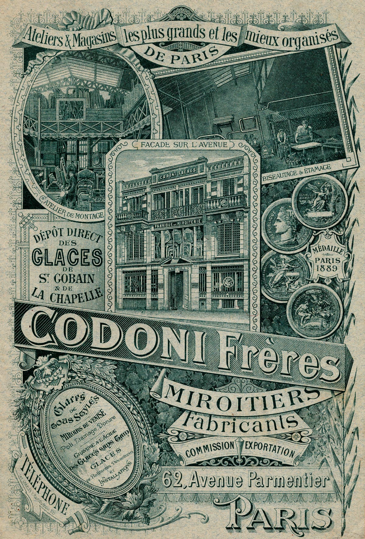 Miroiterie Codoni 1894