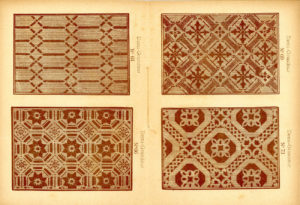 verres mousselines modeles 1898