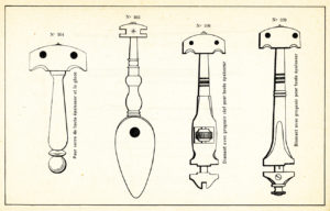 Ancien modèles de diamant de vitrier