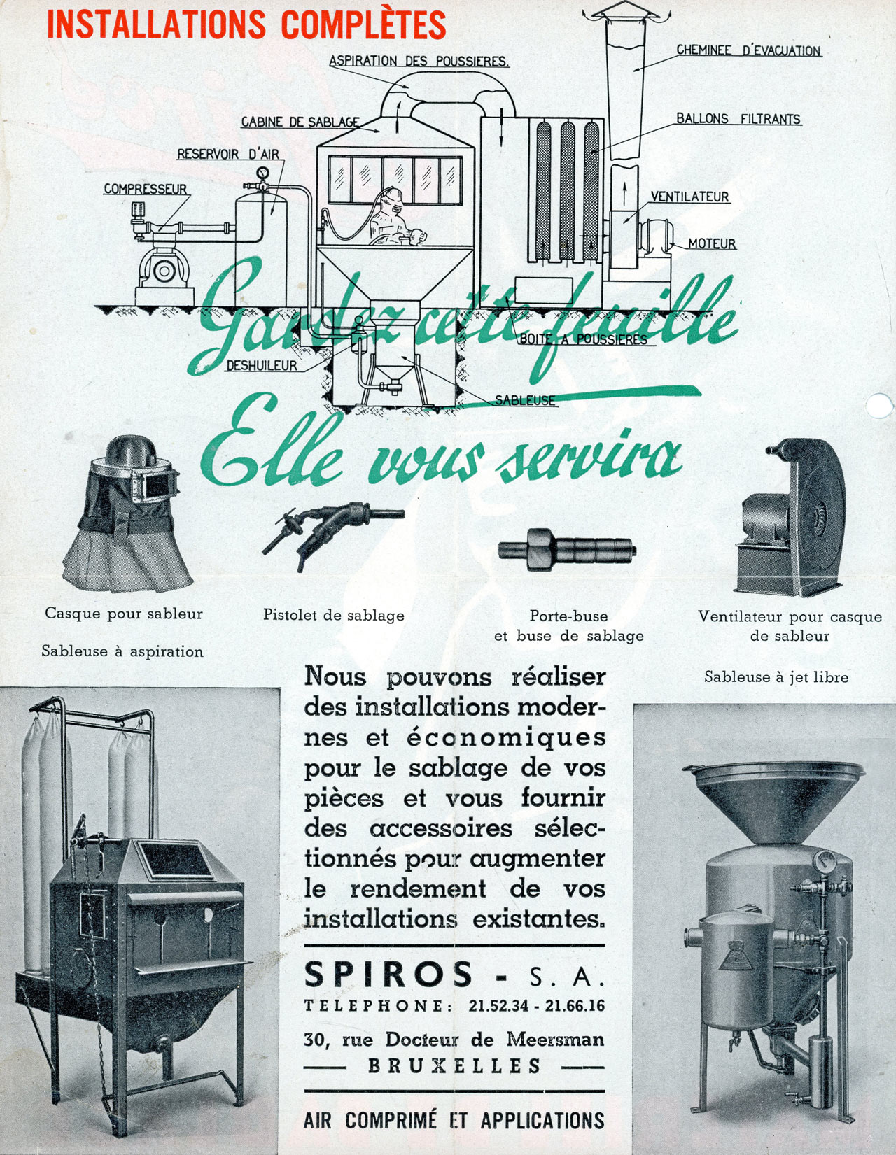 Installation air comprimé Spiros
