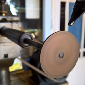 disque de gravure sur verre à la roue